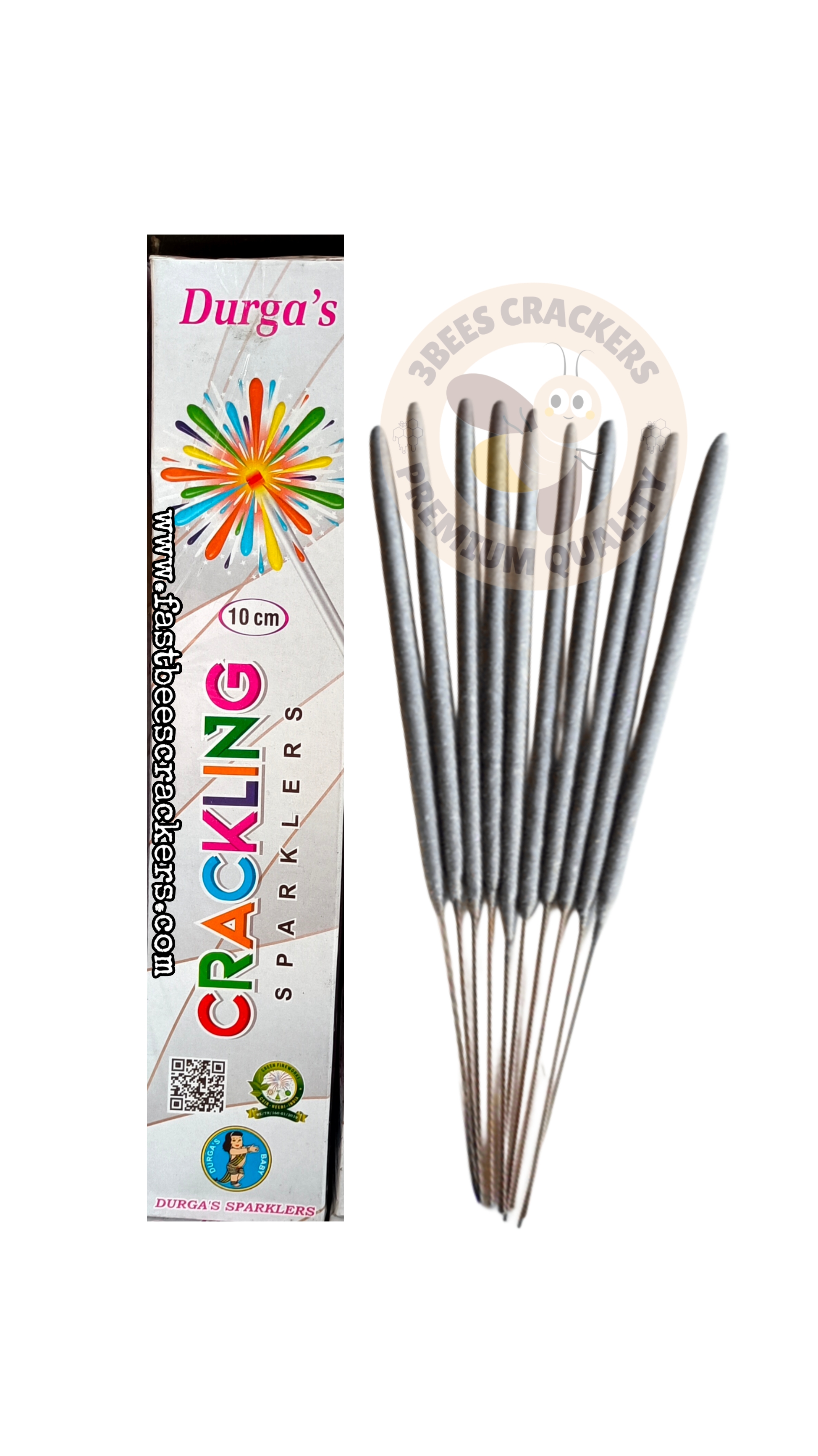 10Cm Colour Sparklers (10 Pcs)